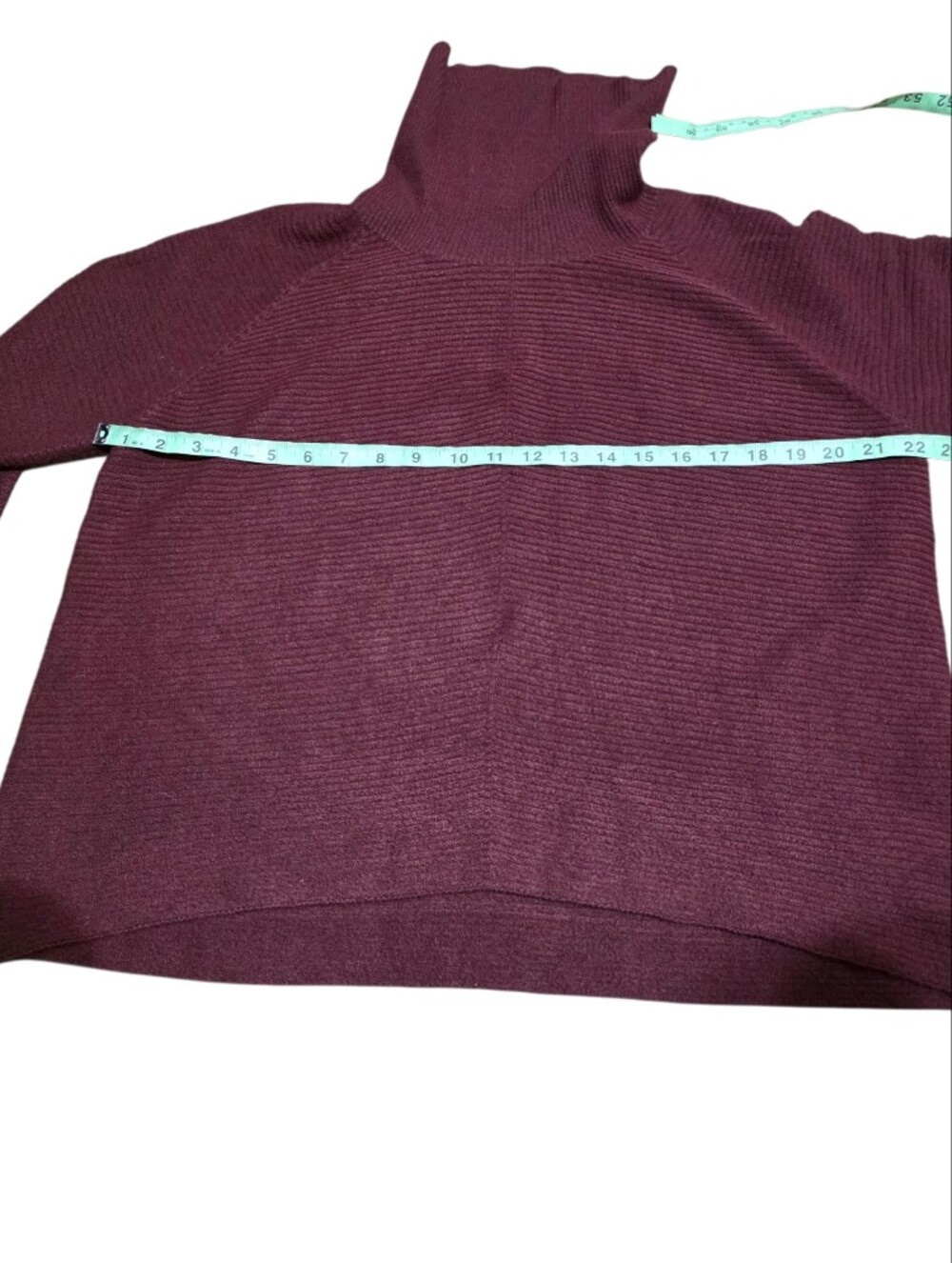 KÜHL Women's Burgundy Ribbed Turtleneck Sweater XL Oversized Cozy Knit Pullover - Picture 5 of 9